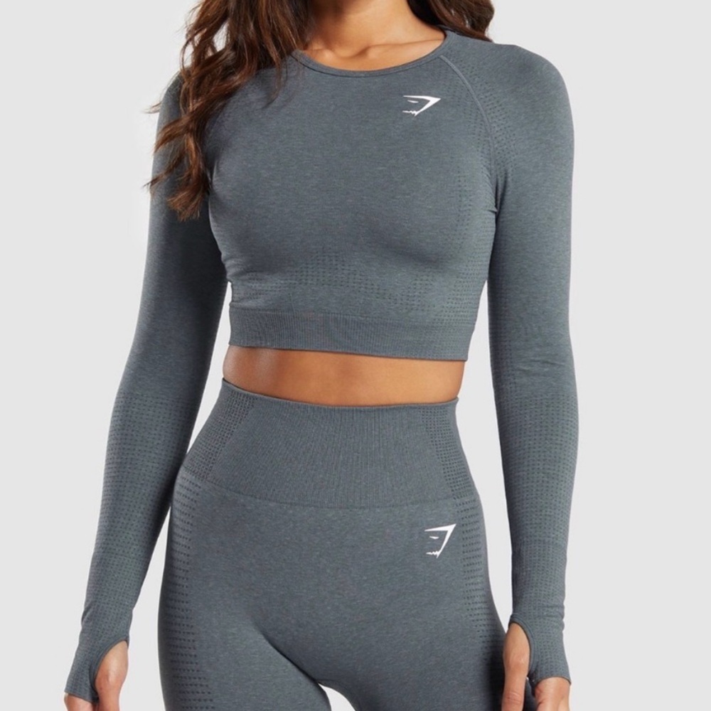 Vital Seamless Long Sleeve Crop Top
